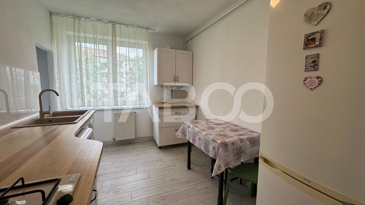 Apartament decomandat 2 camere 45 mpu mobilat  zona Terezian Sibiu – fotografia 9 din 13