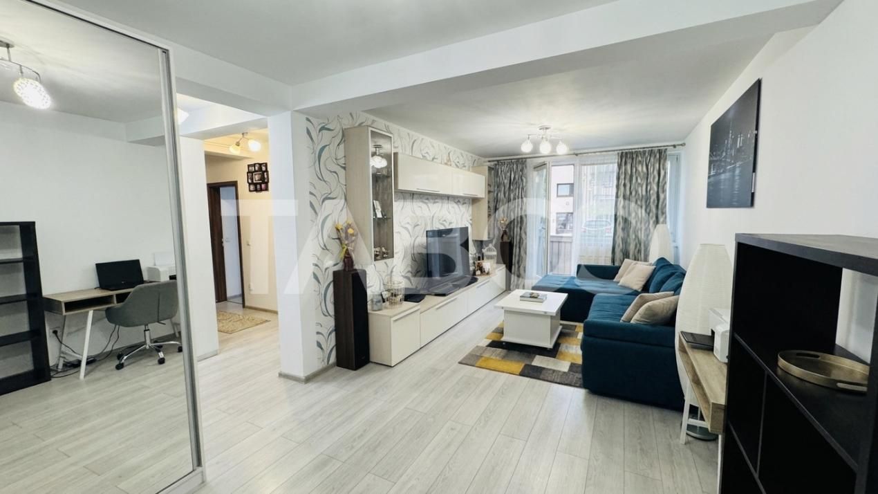 Apartament 3 camere de vanzare MOBILAT UTILAT 2 bai 1 parcare Selimbar – fotografia 10 din 12