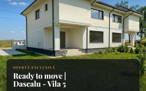 Ready to move | Dascalu - Vila 5 camere | TEREN 400 MP