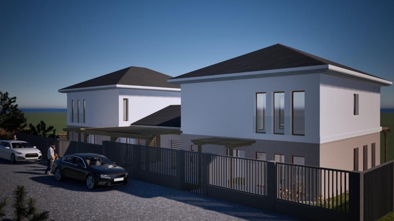 Teren 970 mp cu autorizație pentru 2 case Panorama deosebită, Zonă Ion Creanga – fotografia 9 din 13