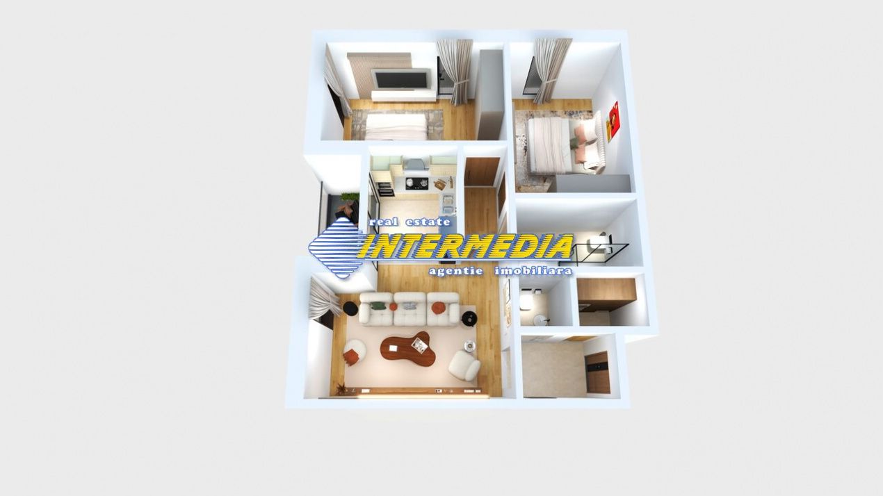 Apartament 2 camere BLOC NOU Cetate Balcon Boxa Clima Parcare Finisat la cheie – fotografia 11 din 15