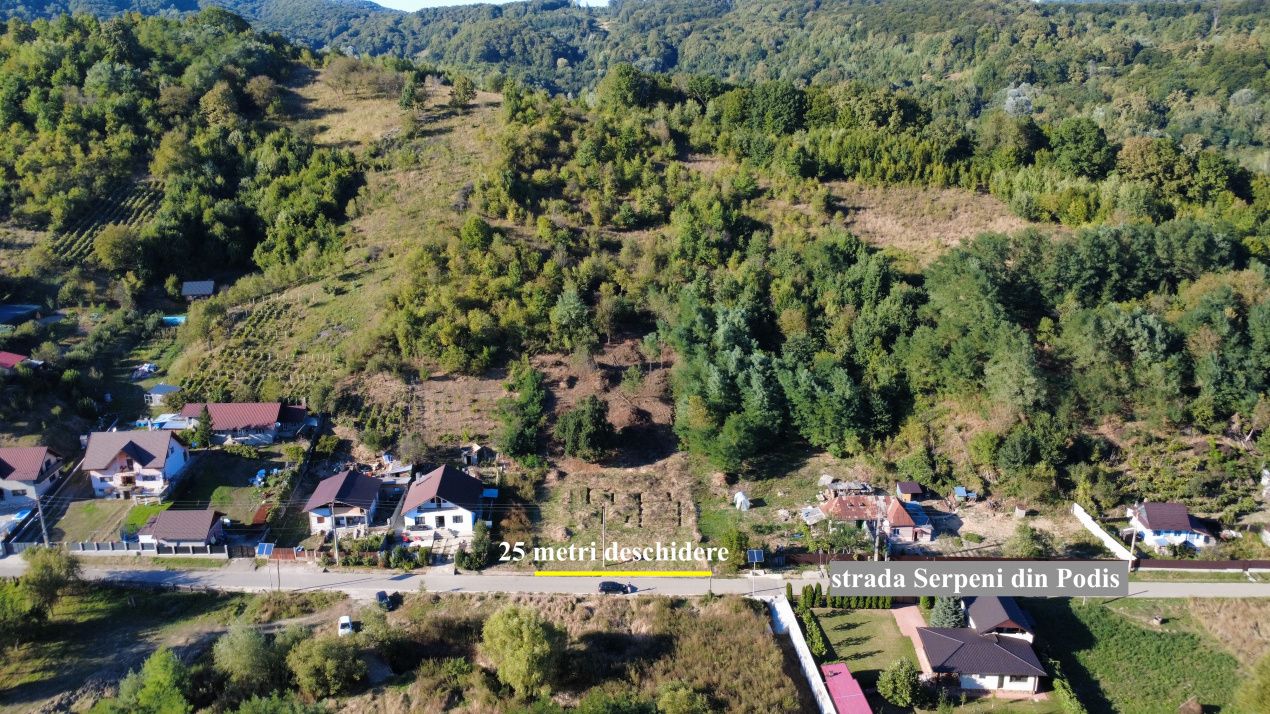 Teren langa padure | domeniu rezidential | actele la zi - de vanzare – fotografia 1 din 6
