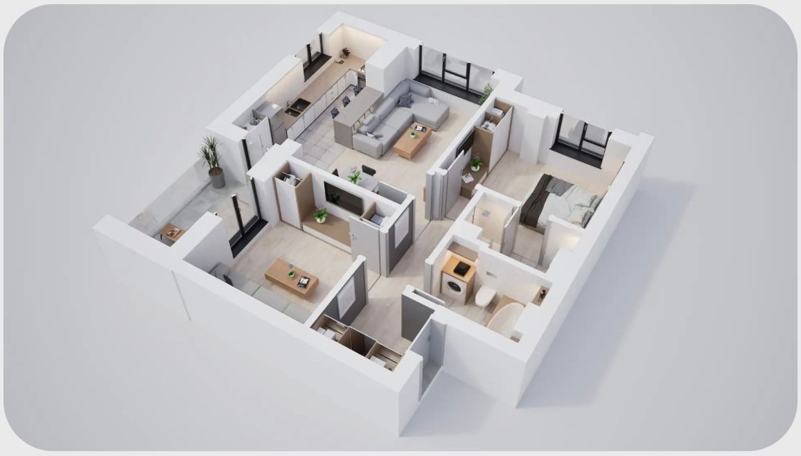 Apartament 3  camere – fotografia 5 din 21