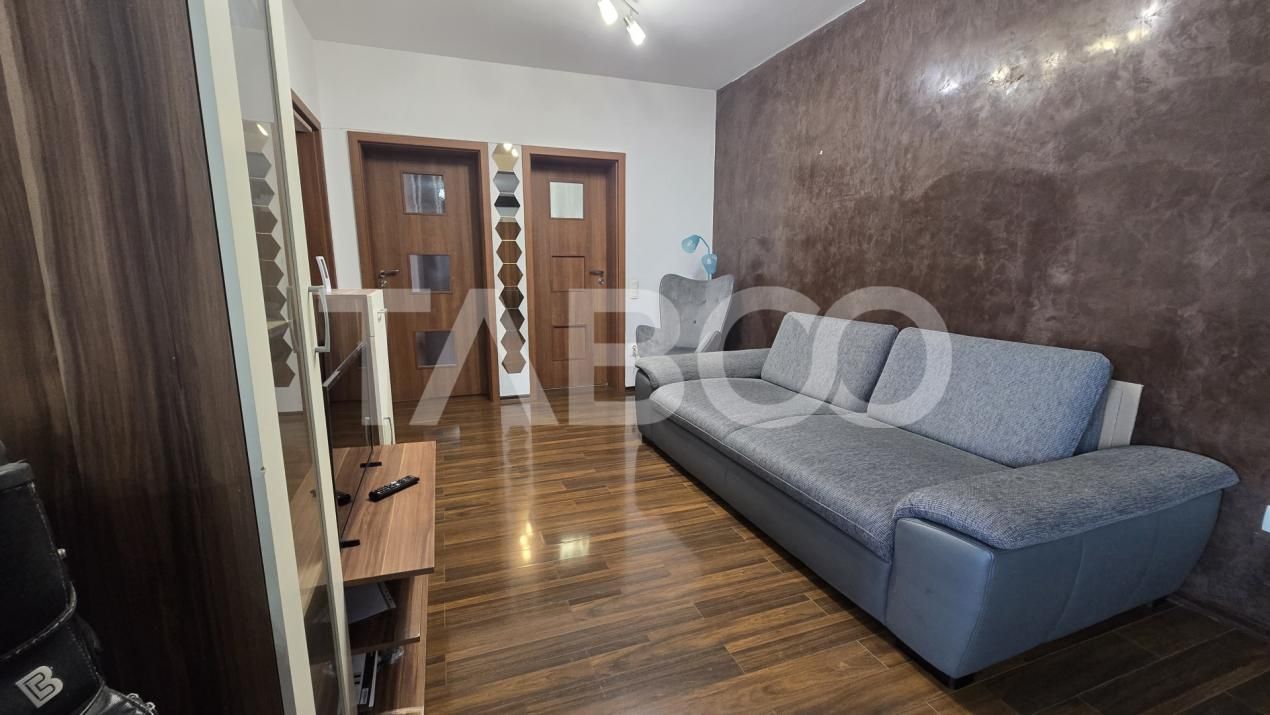 Apartament de inchiriat mobilat utilat 3 camere zona Rahovei Sibiu – fotografia 4 din 14