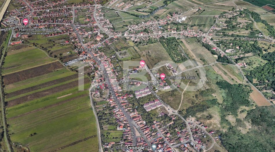 Teren intravilan cu utilitati 2269 mp 2 fronturi zona Gusterita Sibiu – fotografia 1 din 4