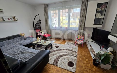 Apartament 2 camere de vanzare mobilat cu balcon in Terezian Sibiu