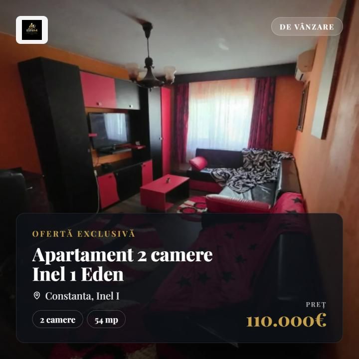 Apartament 2 camere Inel 1 Eden – fotografia 1 din 11