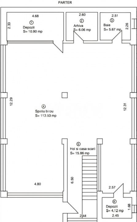 Spatiu de birouri la cheie 150 mp utili 5 parcari zona Valea Aurie – fotografia 9 din 11