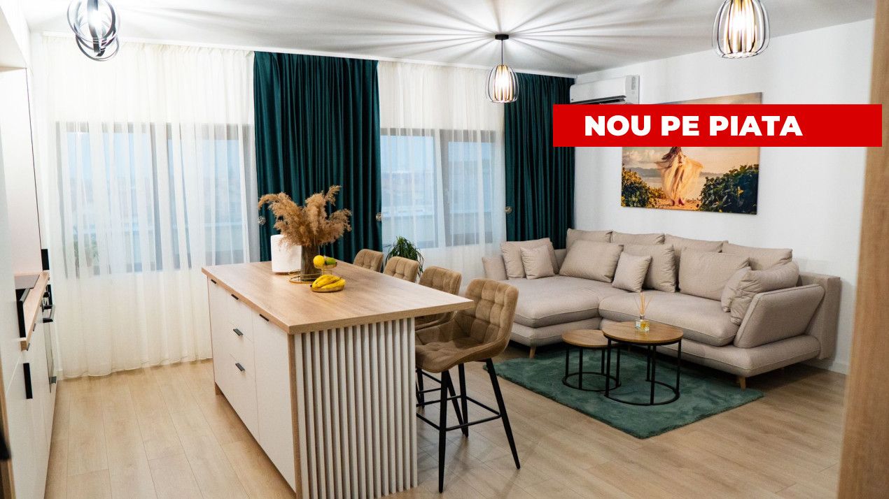 PENTHOUSE LUX 2 camere, 55 mp, mobilat premium - Dumbravita – fotografia 3 din 10