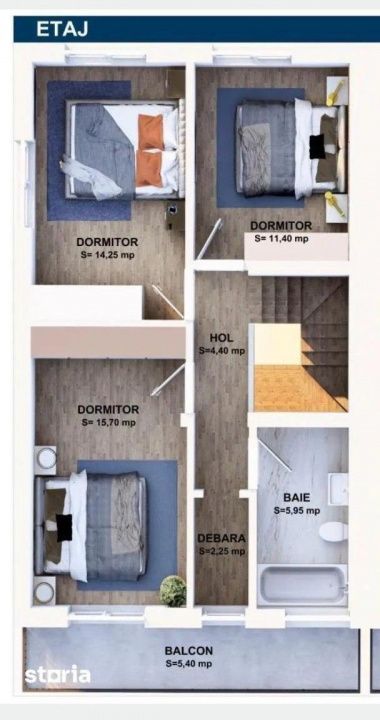 Casa-Duplex-4 camere-115mp-Curte-300mp-Utilitati-Sanpetru-Brasov – fotografia 19 din 19