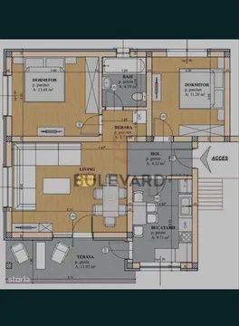 Apartament 3 camere, 67 mp, parcare inclusa-Apahida – fotografia 6 din 6