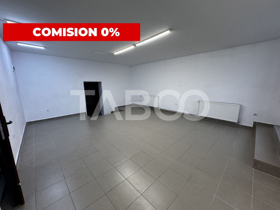 Spatiu comercial cu 4 camere 84 mpu doua intrari Orasul de Jos Sibiu – fotografia 1 din 8