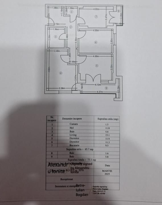 3 CAMERE DECOMANDAT | 2 BALCOANE | PARCARE INCLUSĂ – fotografia 15 din 15