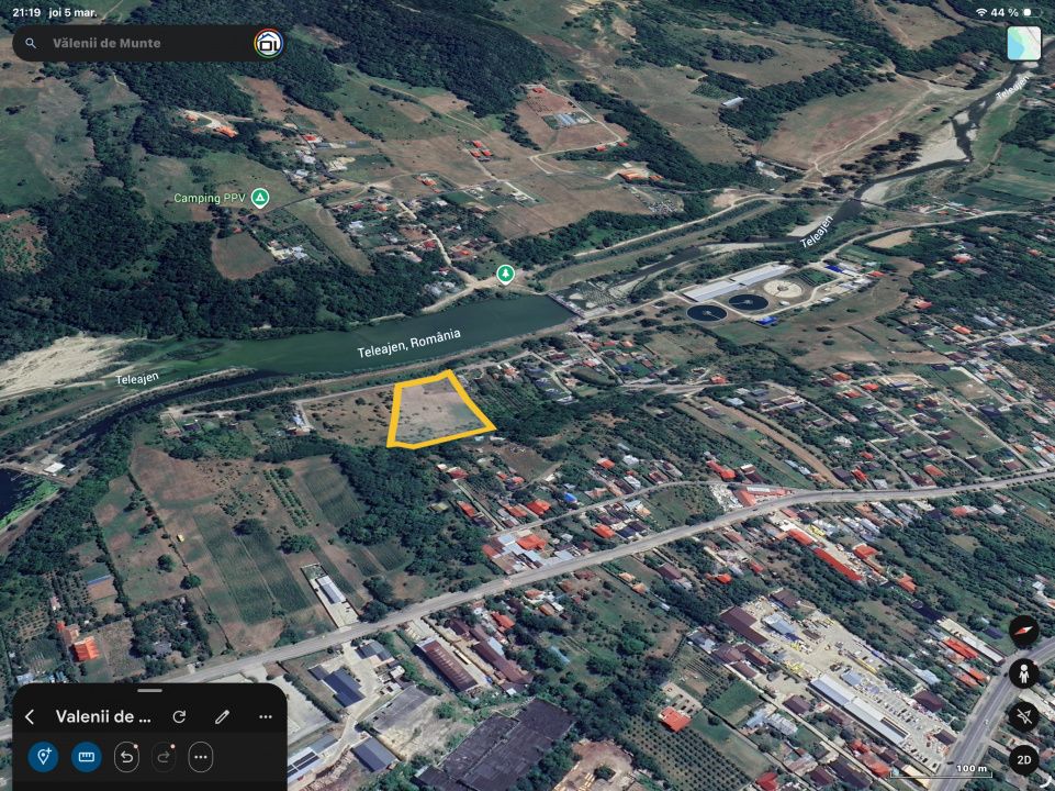 Teren intravilan Vălenii de Munte – 9.123 mp | Deschidere 45 ml | Lângă râu – fotografia 20 din 29