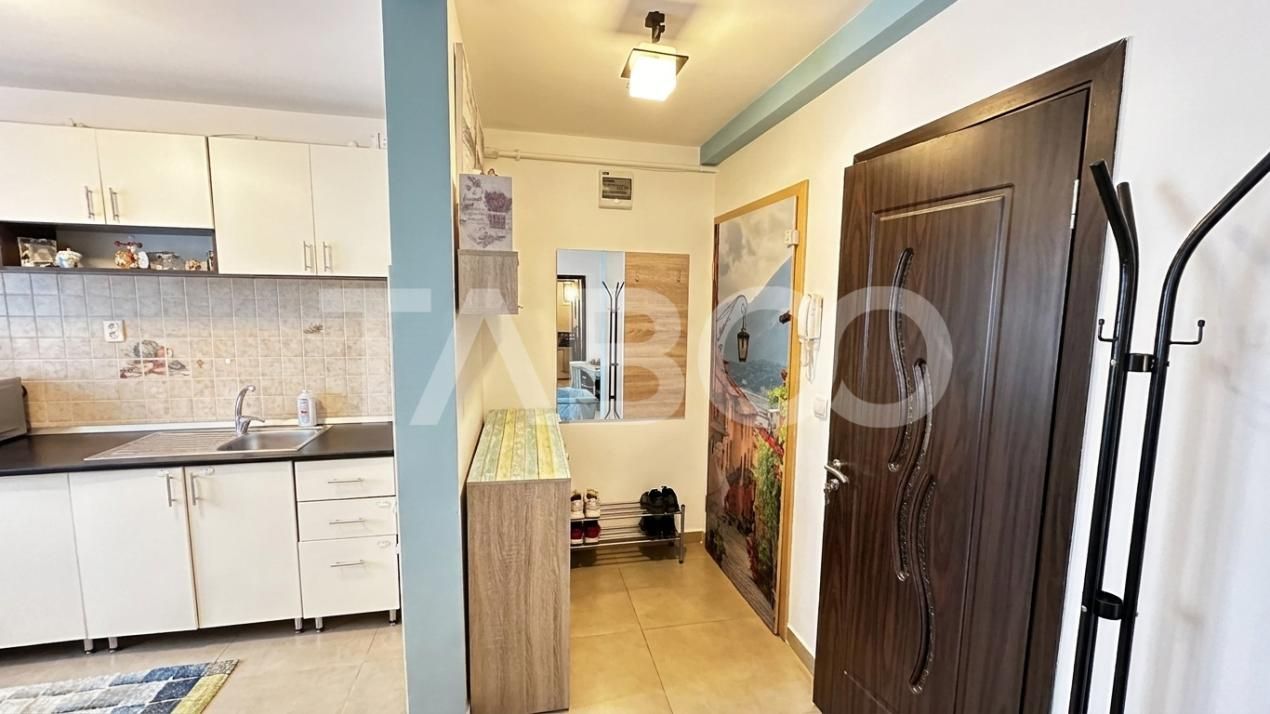Apartament mobilat utilat 2 camere 2 locuri de parcare Calea Cisnadiei – fotografia 3 din 9