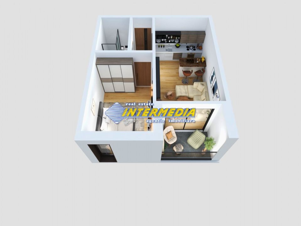 Apartament 2 camere BLOC NOU Cetate Balcon Boxa Clima Parcare Finisat la cheie – fotografia 9 din 15