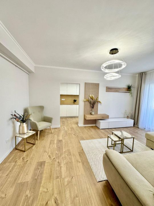 Apartament 2 camere 55 mp utili, semidecomandat, finisat,LUX zona Terra – fotografia 6 din 22