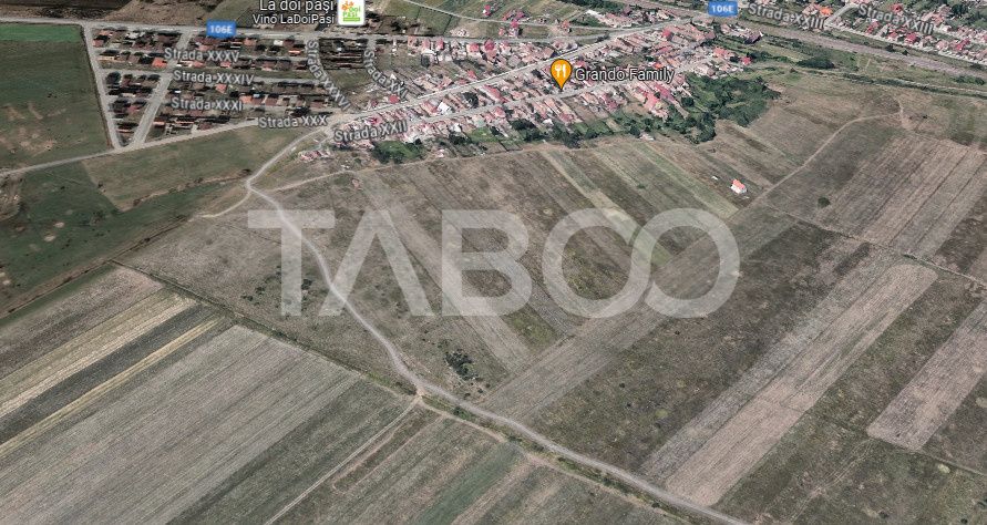Teren pretabil investitie 3611 mp de vanzare in Cristian judetul Sibiu – fotografia 1 din 2
