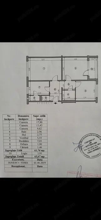 3 Camere | Bloc Reabilitat | Metrou 1 Decembrie 1918 | Zona Ozana – fotografia 5 din 5