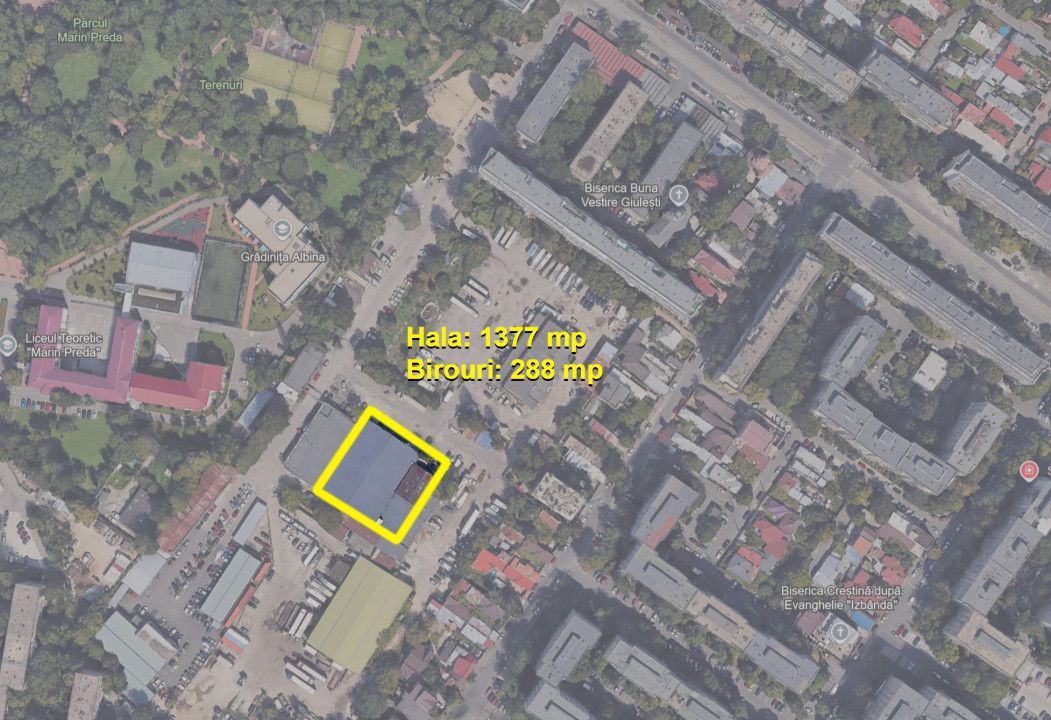Hala 1.377 mp si birouri 288 mp - productie sau depozitare - central Bucuresti – fotografia 1 din 8