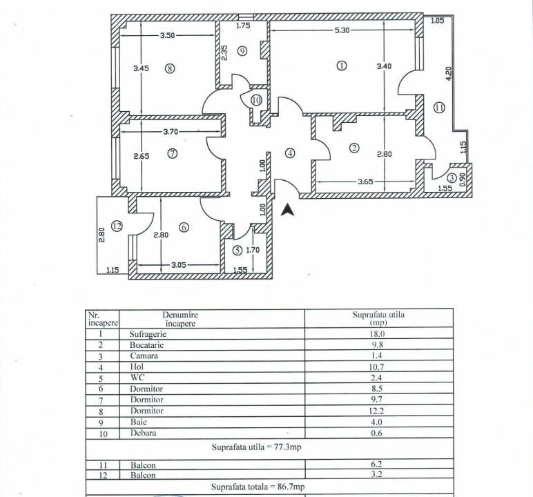 Apartament spațios 4 camere | Prundu | Confort, liniște și acces rapid – fotografia 1 din 11