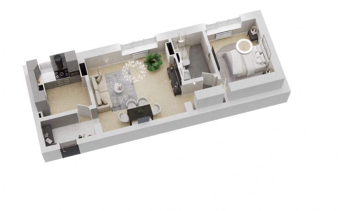 Apartament 2 camere de vanzare in Tomis Nord - Madrid Park – fotografia 2 din 12