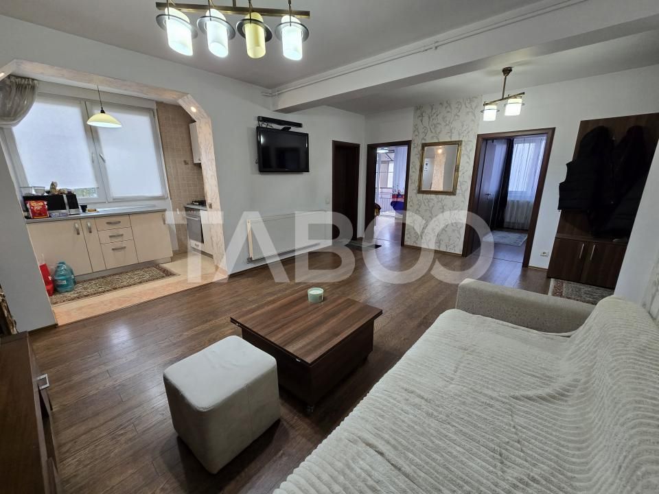 Apartament 3 camere decomandat mobilat balcon parcare Turnisor Sibiu – fotografia 10 din 13