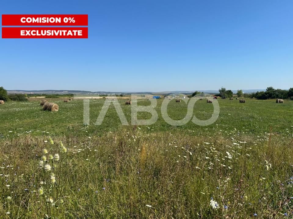 Teren intravilan cu utilitati in apropiere  Comision 0% Poplaca Sibiu – fotografia 2 din 6