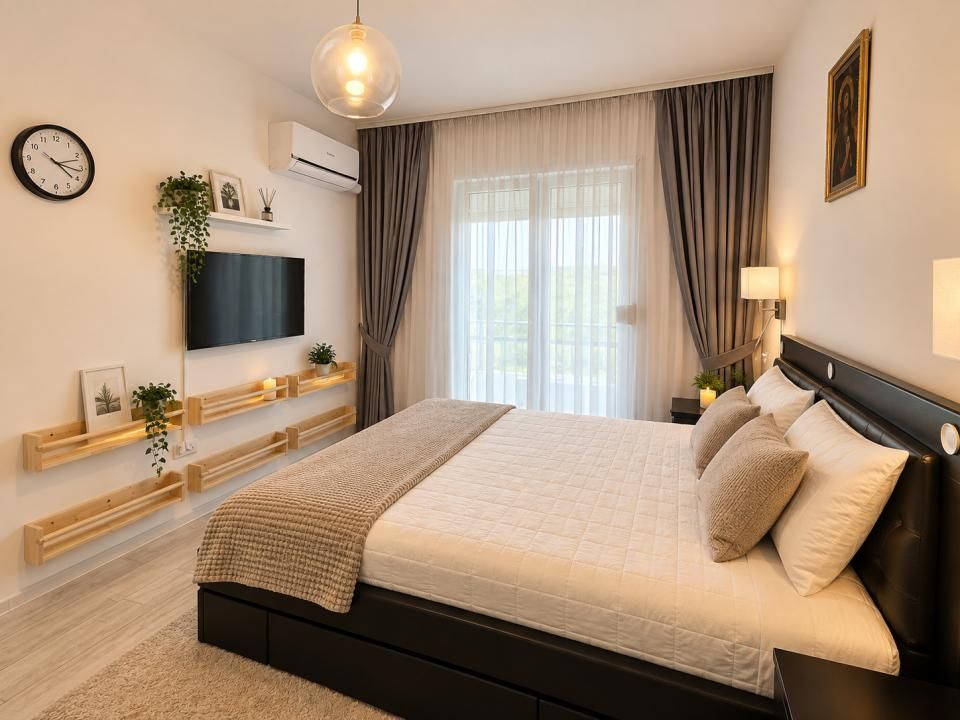 APARTAMENT 2 CAMERE| 70 MP | 1 LOC de PARCARE | DOTĂRI SMART | VEDERE PISCINA – fotografia 11 din 14