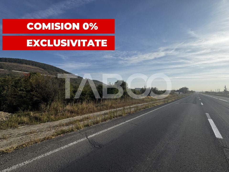 Teren extravilan 6700 mp intre DN si autostrada iesire Cristian Sibiu – fotografia 1 din 8