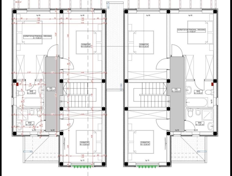 Duplex cu 5 camere separat prin spatiu tehnic - Urseni-Mosnita Noua – fotografia 4 din 4