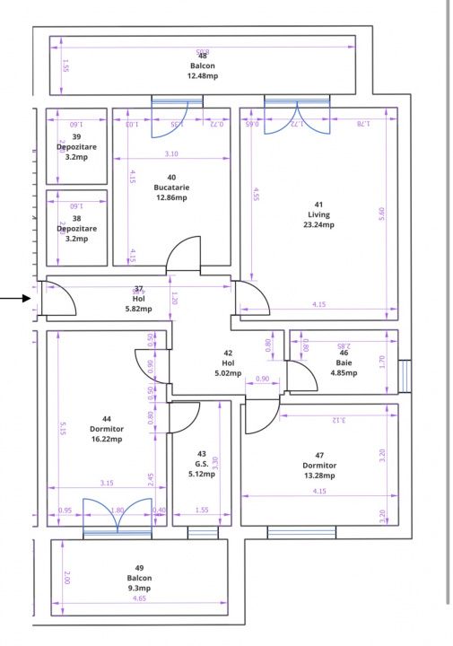 P5034 Apartament DECOMANDAT cu 3 camere zona LAC DUMBRAVITA,ETAJ 1, 2 Parcari – fotografia 34 din 35
