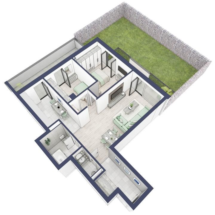 Apartament 3 camere, Parter, intabulare vara 2026 – fotografia 4 din 7