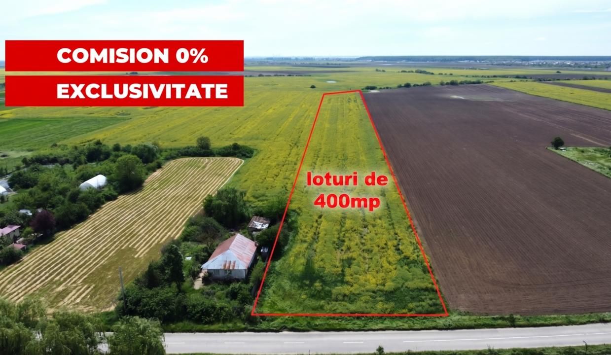 Oportunitate Investiție/Construcție: Loturi 400mp Creața(Dascălu) | Acces DC185 – fotografia 1 din 13
