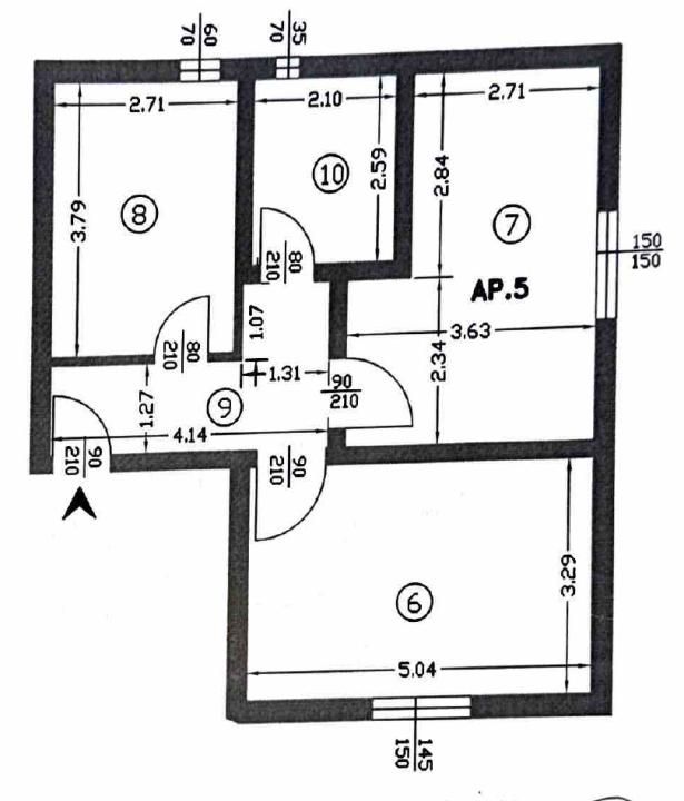 2 camere în bloc boutique | Parcare proprie | Roșu–Chiajna | 480 € – fotografia 8 din 8