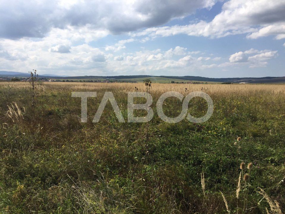 Teren intravilan cu utilitati 2269 mp 2 fronturi zona Gusterita Sibiu – fotografia 2 din 4