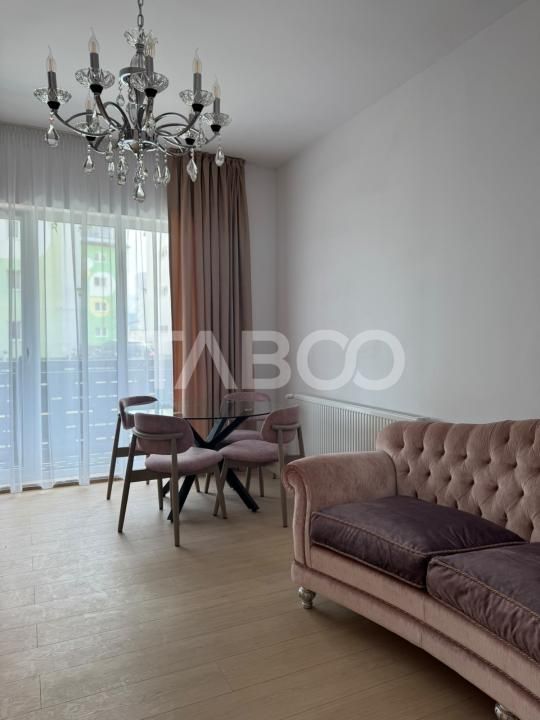 Apartament mobilat utilat decomandat 2 camere 60 mpu balcon Sibiu – fotografia 5 din 10