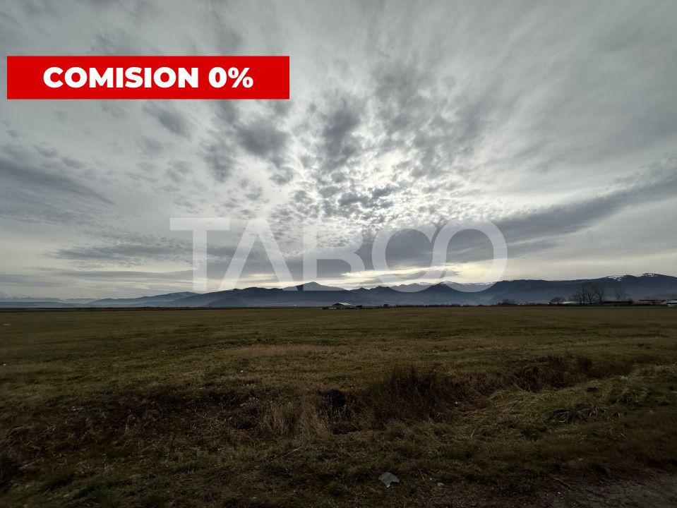 Teren extravilan 4900 mp de vanzare zona Calea Surii Mici Sibiu – fotografia 1 din 2
