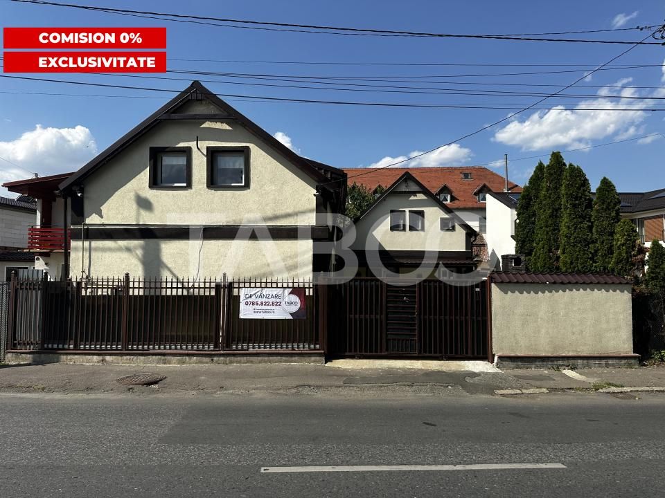 Casa individuala de vanzare acces auto in curte pe malul Cibinului – fotografia 1 din 7