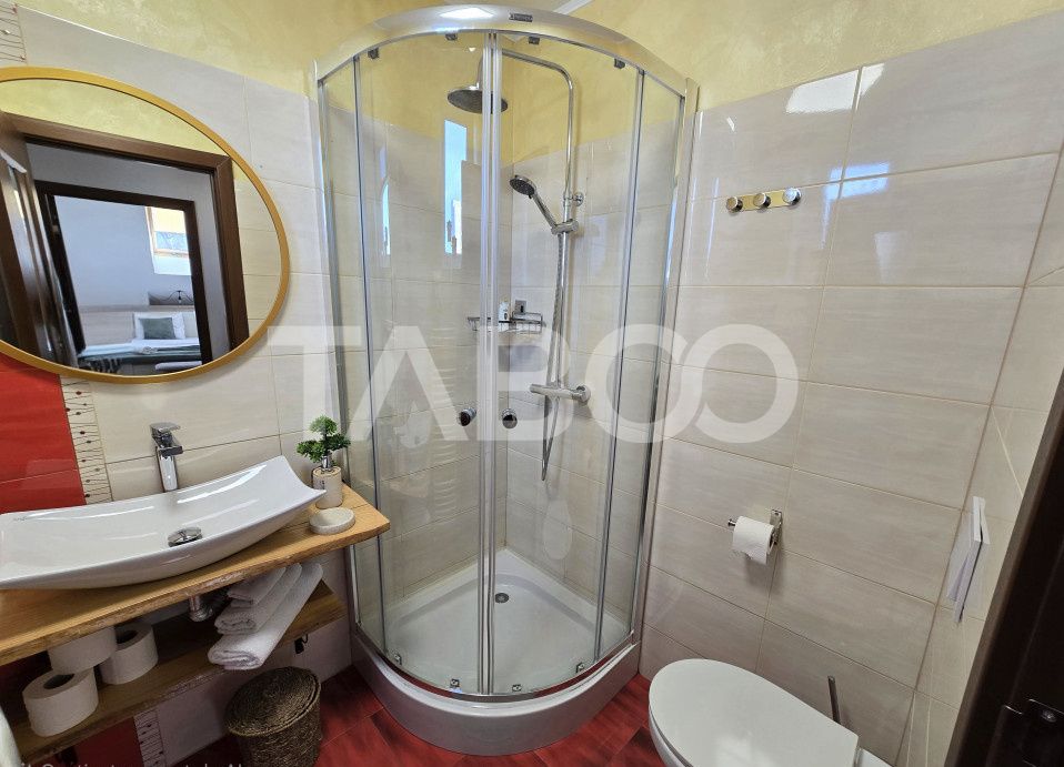 Apartament functional in regim hotelier 4 camere terasa parcare Sibiu – fotografia 15 din 19
