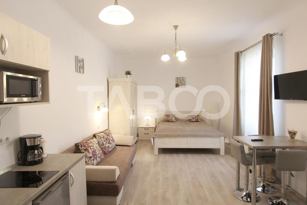 4 garsoniere pregatite pentru regim hotelier in Centrul Istoric Sibiu – fotografia 1 din 31
