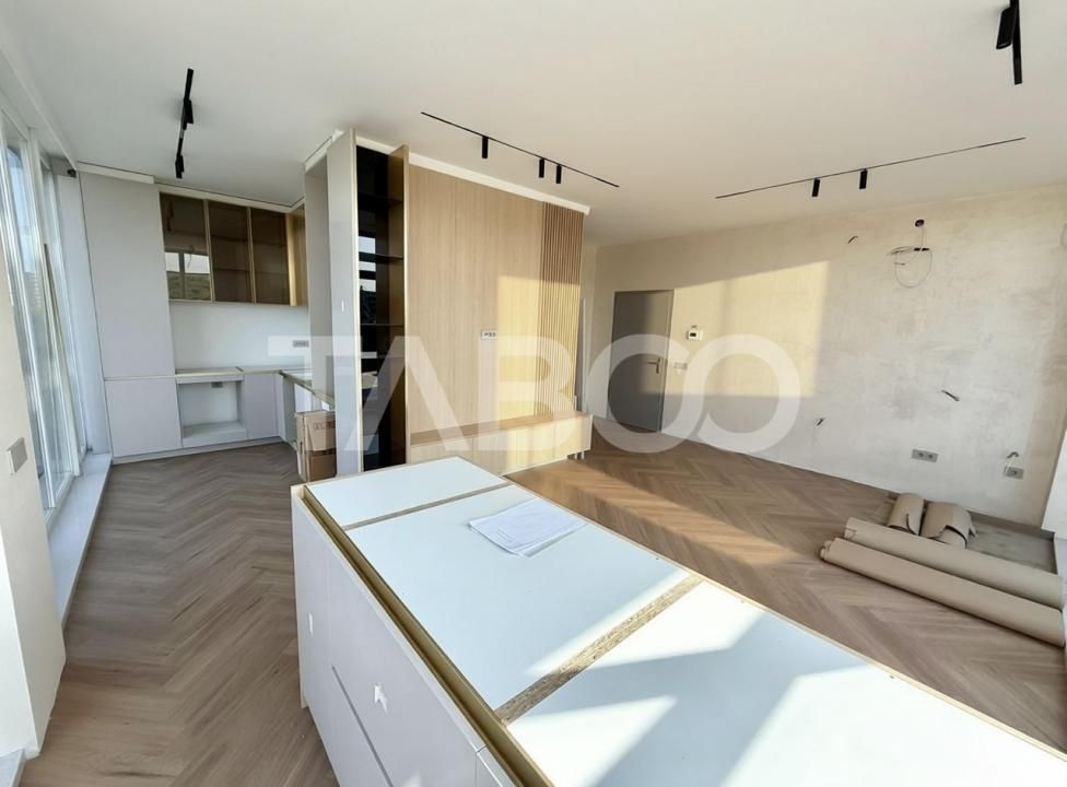 Penthouse de vanzare zona Gheorgheni vedere panoramica finisat premium – fotografia 4 din 12