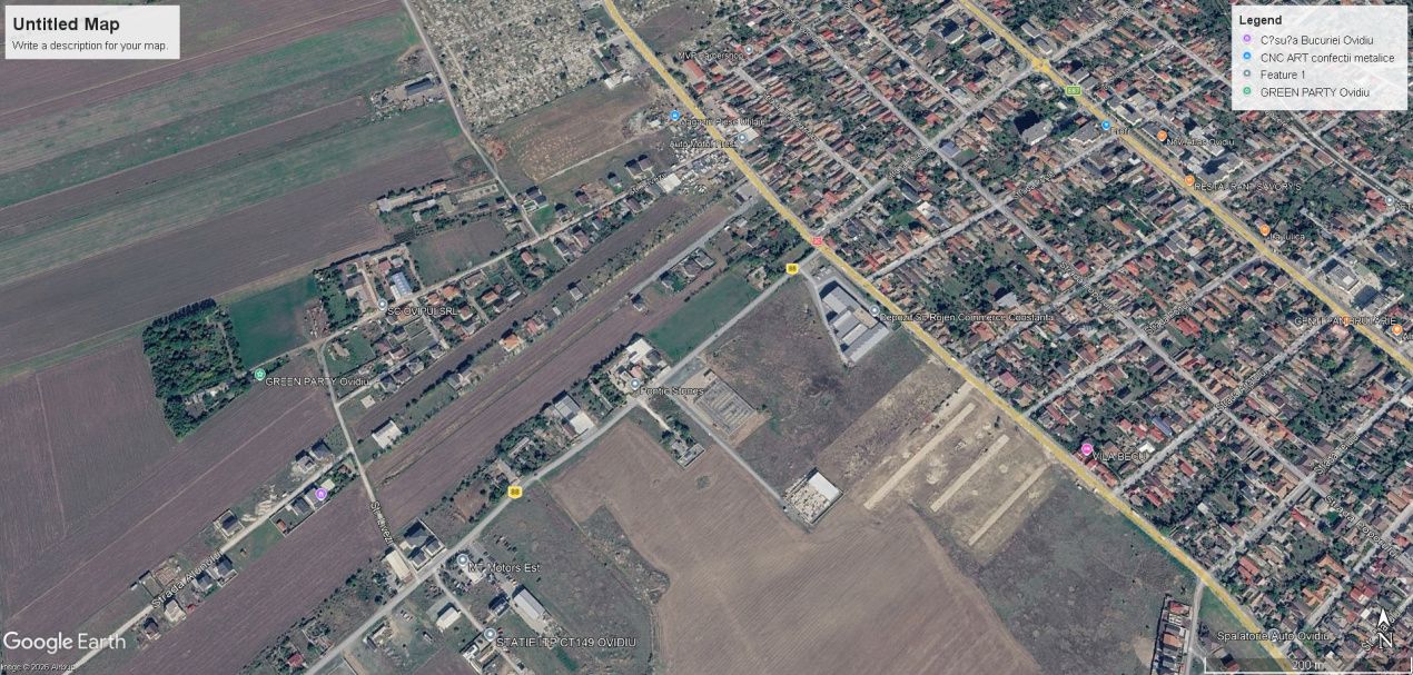 Teren intravilan 3.000 mp – Ovidiu, Varianta către Poiana – fotografia 1 din 5