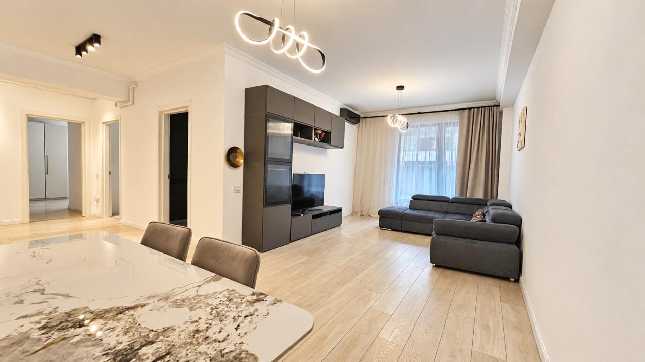 Apartament 3 Camere 110,9 mp | Via Pipera | Mobilat Complet – fotografia 1 din 13