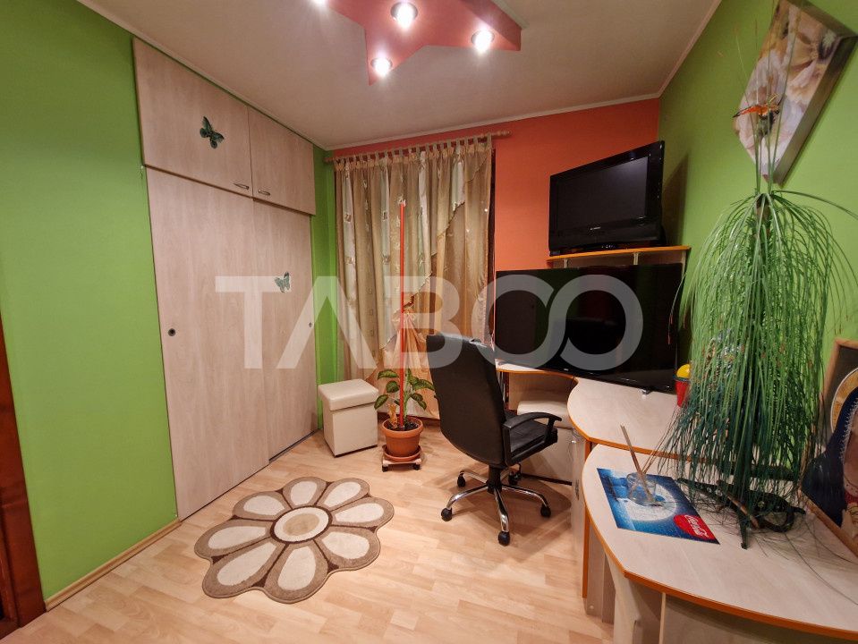 Apartament 89 mpu 4 camere 2 bai loc parcare si pivnita central Sibiu – fotografia 5 din 13