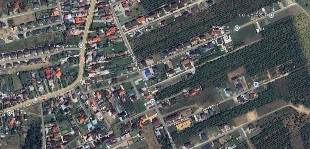 Teren 1.500 mp de vânzare în Trivale Platou – Strada Prunilor, Pitești – fotografia 1 din 1