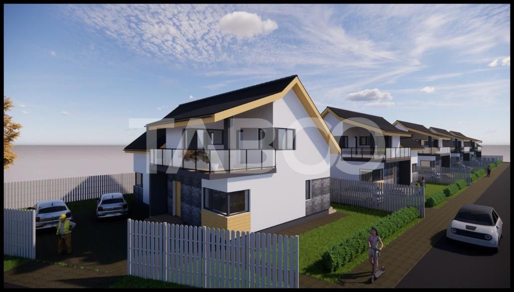 Casa de vanzare 147 mpu si 5 camere teren de 434 mp Cristian Sibiu – fotografia 2 din 9