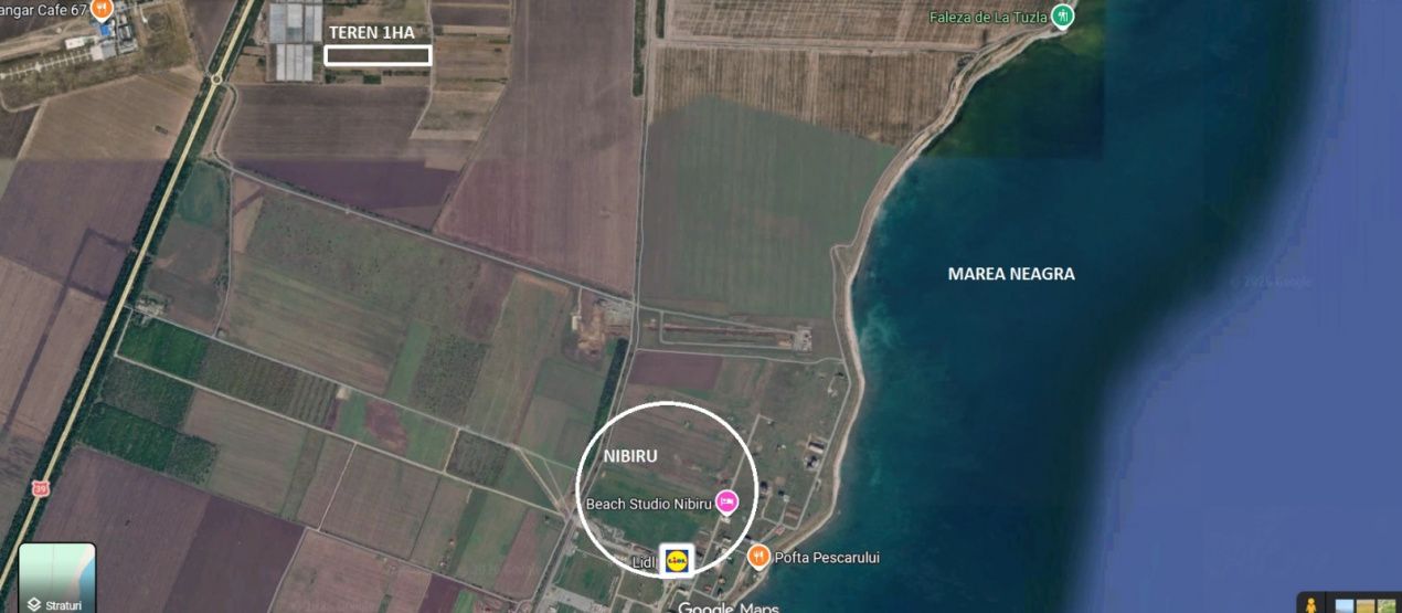 Investitie ,teren 1 Ha Tuzla lipit de intravilan , zona sere – fotografia 1 din 2