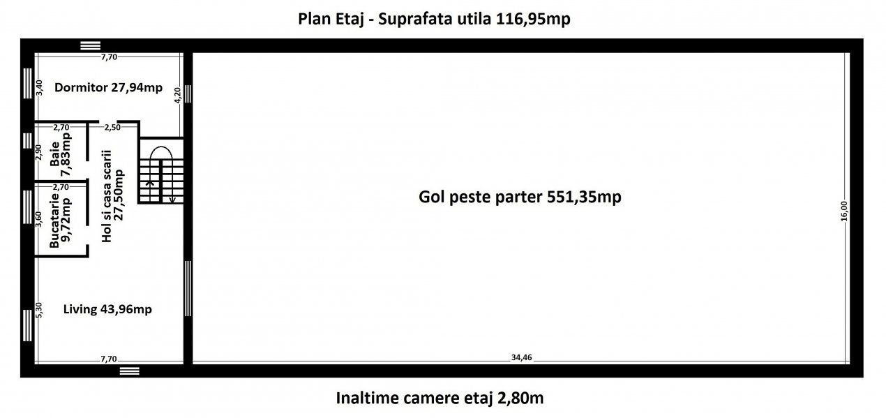 HALĂ MODERNĂ 837 MP - TEREN 4.236 MP - 90 kW – ISU - ACCES TIR – fotografia 33 din 33