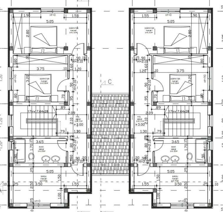 Duplex separat prin camera tehnica, toate utilitatile in Mosnita Noua- Urseni – fotografia 6 din 6